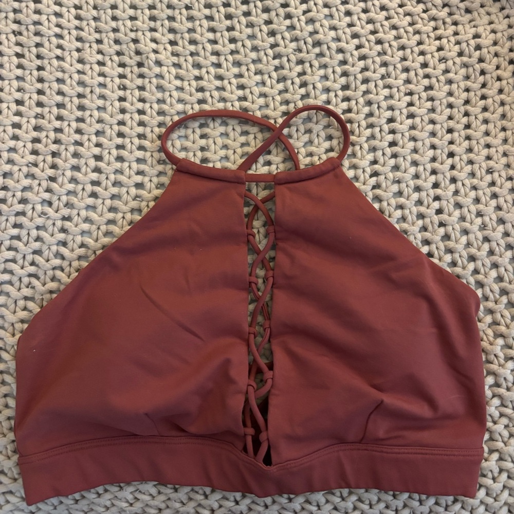 ALO Yoga Terracotta Sports Bra